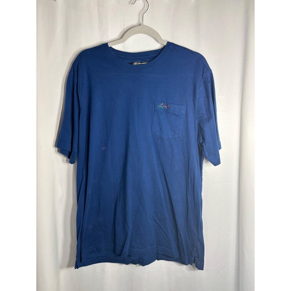Greg Norman Collection Other - Greg Norman Mens Blue Shark Pocket T Shirt XL GNC Golf Casual Tee